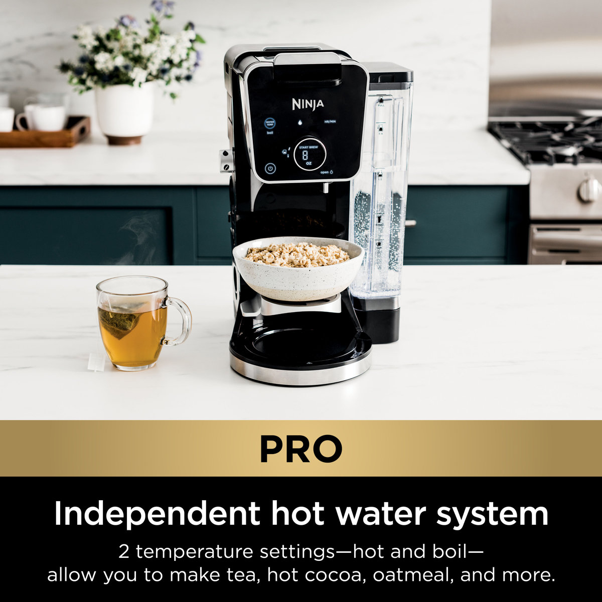 Ninja DualBrew Pro Specialty Coffee System, Single-Serve, Compatible with K-Cups & 12-Cup Drip Coffee Maker CFP301